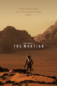 The Martian 2015 poster